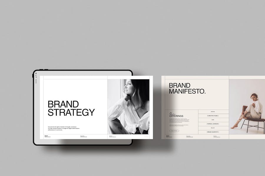 现代简约品牌营销策划演示文稿设计ppt模板 Brand Strategy Guide_img_3