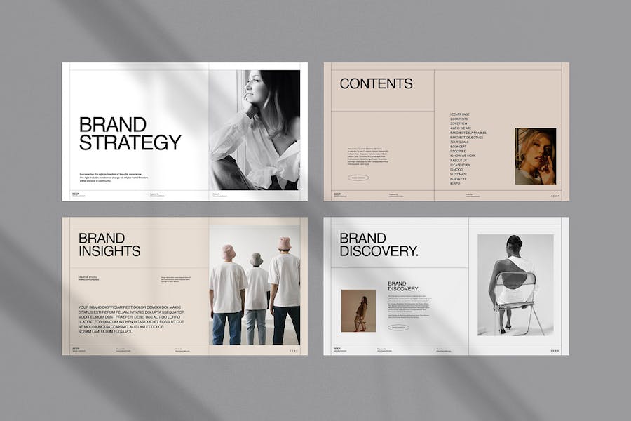 现代简约品牌营销策划演示文稿设计ppt模板 Brand Strategy Guide_img_3