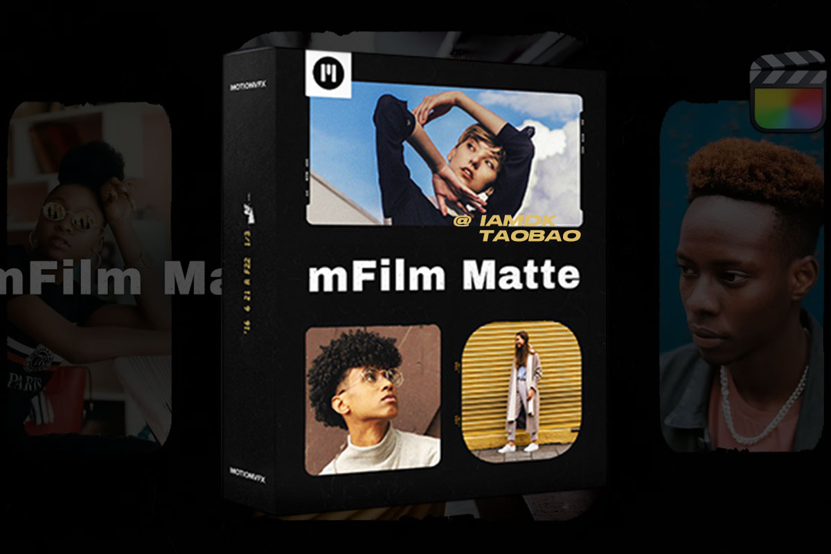 FCPX插件 160组复古胶片边框遮幅特效转场遮罩预设 MotionVFX – mFilm Matte for FCPX_img_2