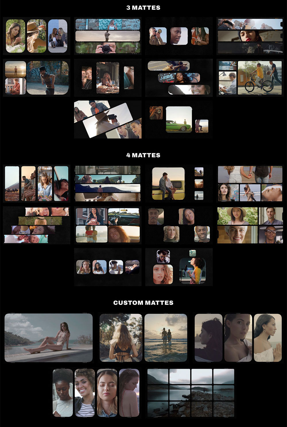 FCPX插件 160组复古胶片边框遮幅特效转场遮罩预设 MotionVFX – mFilm Matte for FCPX_img_2