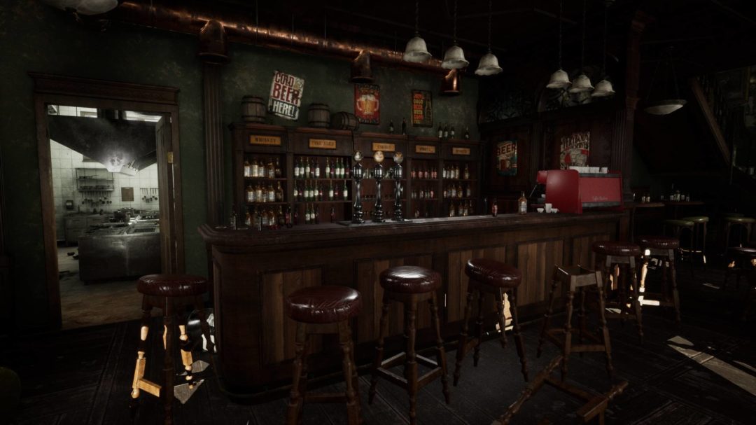 UE模型 后启示录世界末日主题废弃餐厅酒吧咖啡屋3D素材包 Abandoned Irish Pub_img_1