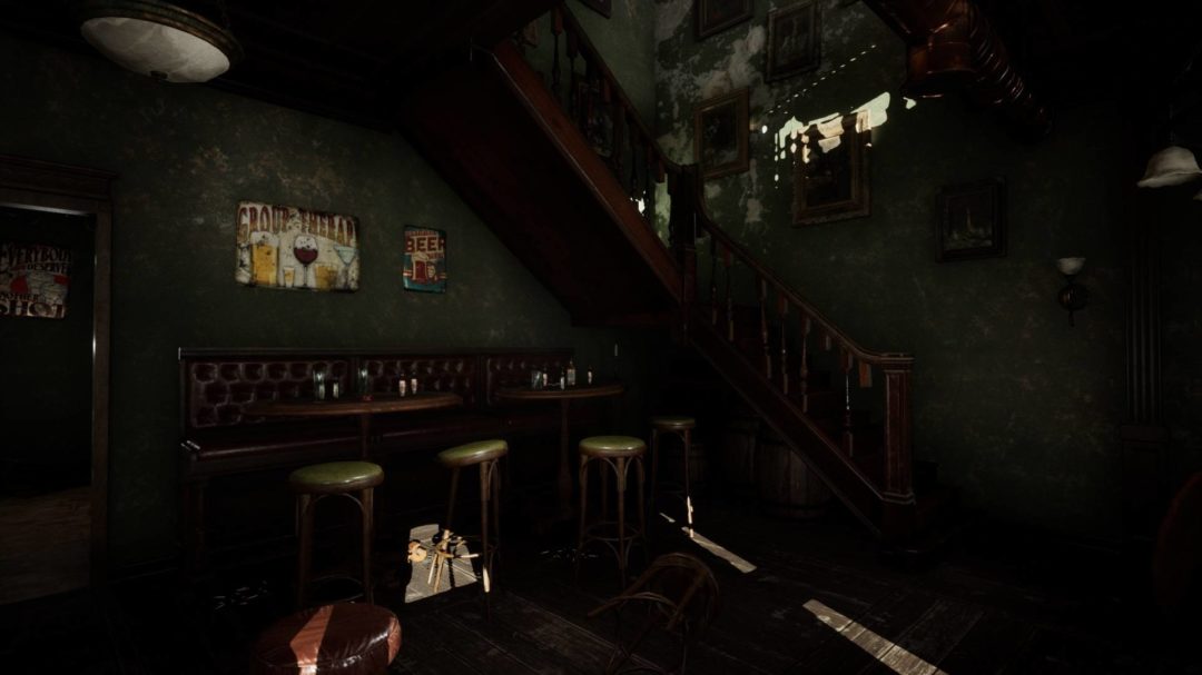 UE模型 后启示录世界末日主题废弃餐厅酒吧咖啡屋3D素材包 Abandoned Irish Pub_img_1