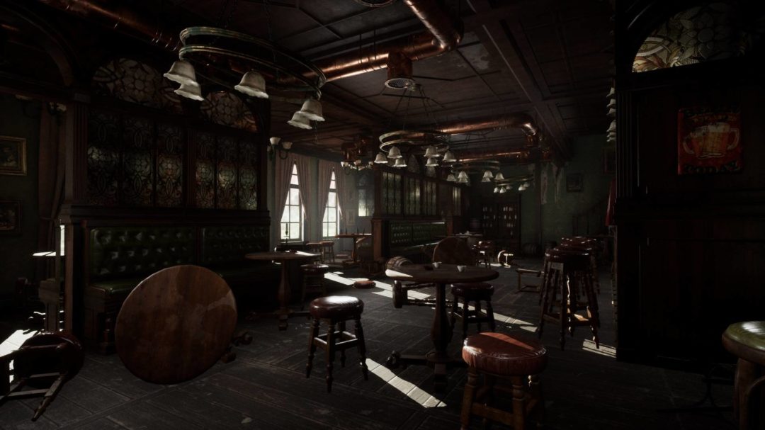 UE模型 后启示录世界末日主题废弃餐厅酒吧咖啡屋3D素材包 Abandoned Irish Pub_img_1