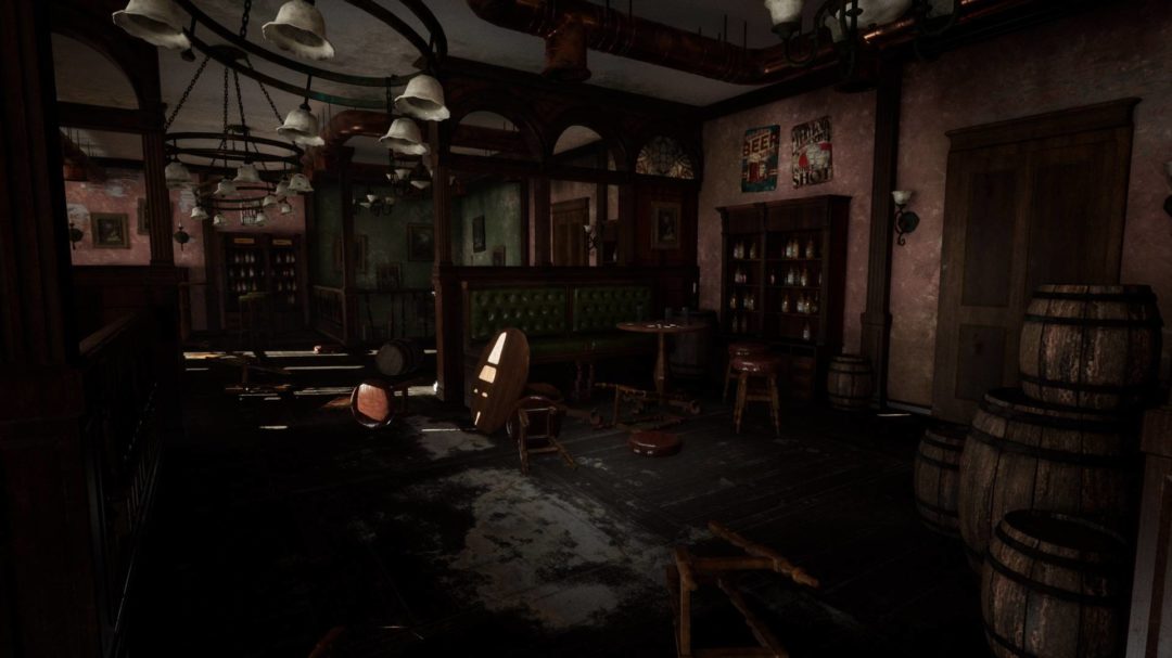 UE模型 后启示录世界末日主题废弃餐厅酒吧咖啡屋3D素材包 Abandoned Irish Pub_img_1