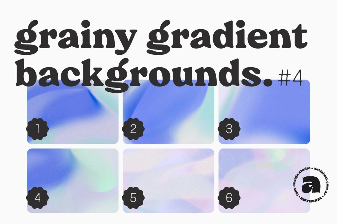 15款渐变粉彩散景噪点颗粒肌理纹理背景图片PS设计素材包 Grainy Gradient Backgrounds #4_img_1