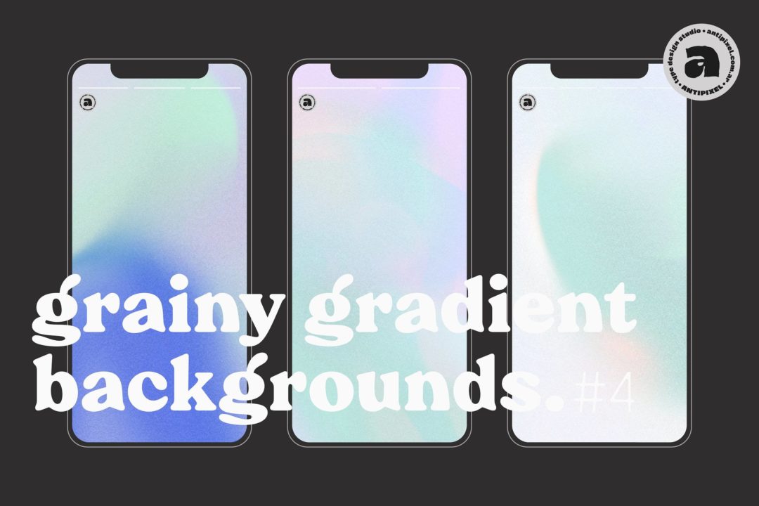 15款渐变粉彩散景噪点颗粒肌理纹理背景图片PS设计素材包 Grainy Gradient Backgrounds #4_img_1