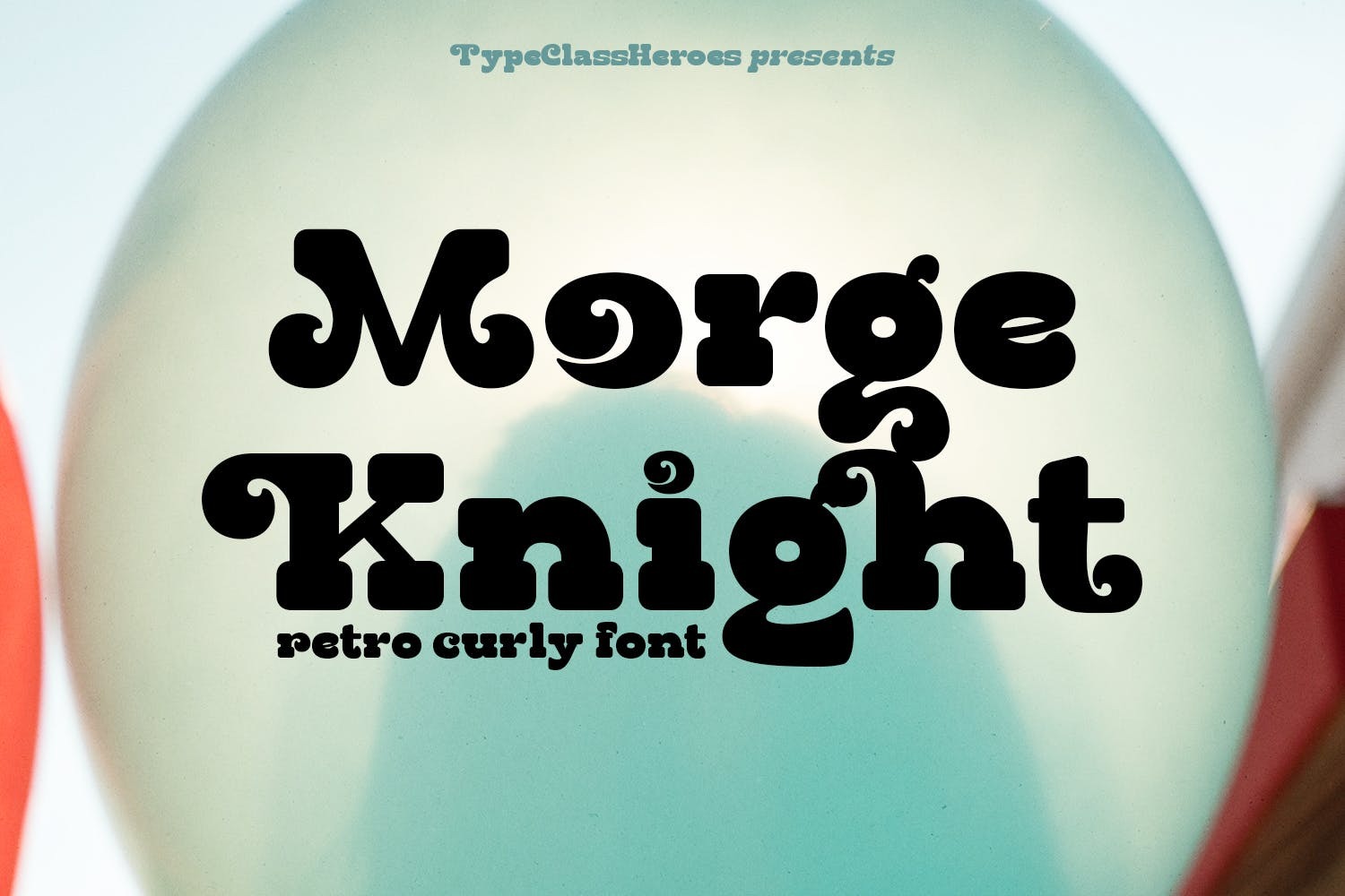 时尚复古杂志海报徽标设计装饰英文字体安装包 Morge Knight_img_1