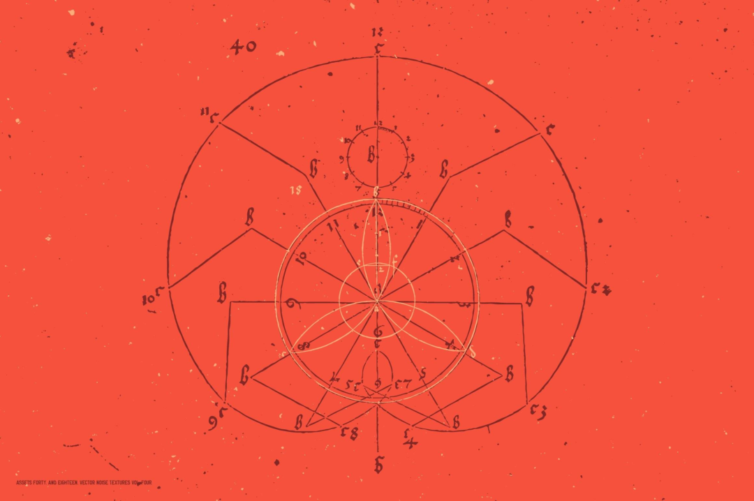 270+款复古1525年德国测绘几何绘图AI矢量设计素材包 Squaring the circle vector assets_img_1