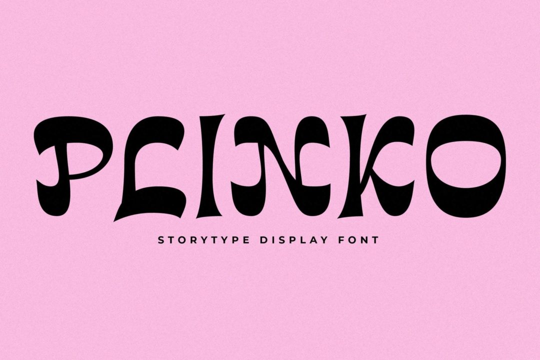 时尚优雅品牌海报邀请函设计衬线英文字体安装包 Plinko Display Font_img_1