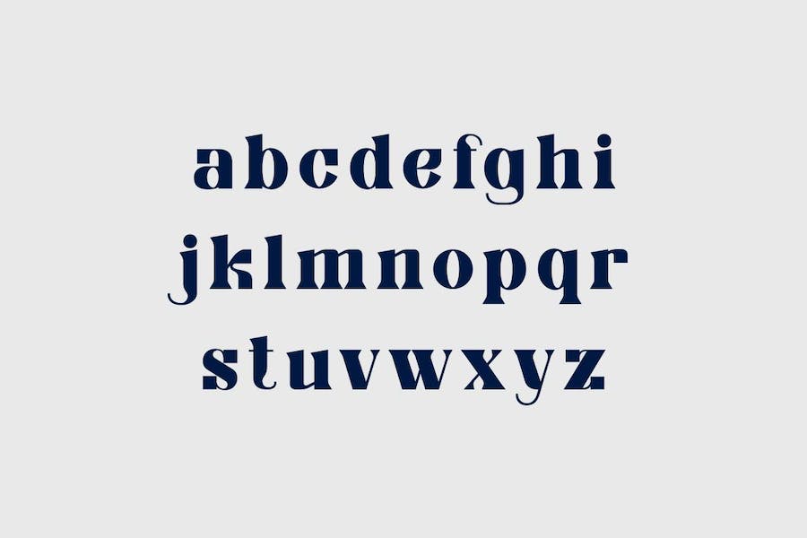 现代优雅杂志包装徽标设计衬线英文字体安装包 Obligately Display Serif Font_img_1