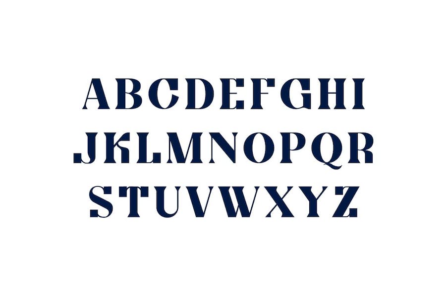 现代优雅杂志包装徽标设计衬线英文字体安装包 Obligately Display Serif Font_img_1