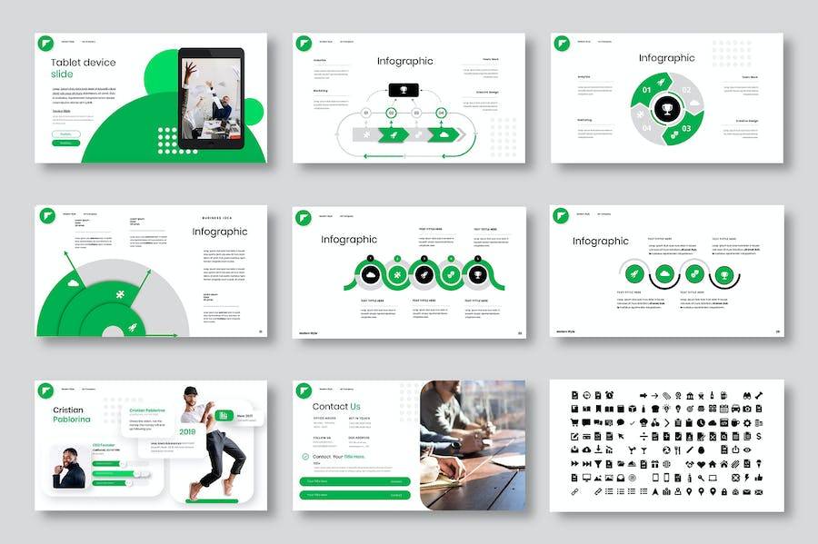 39页创意公司介绍商业策划提案PPT幻灯片图文排版设计模板 Bulma – Business PowerPoint Template_img_1