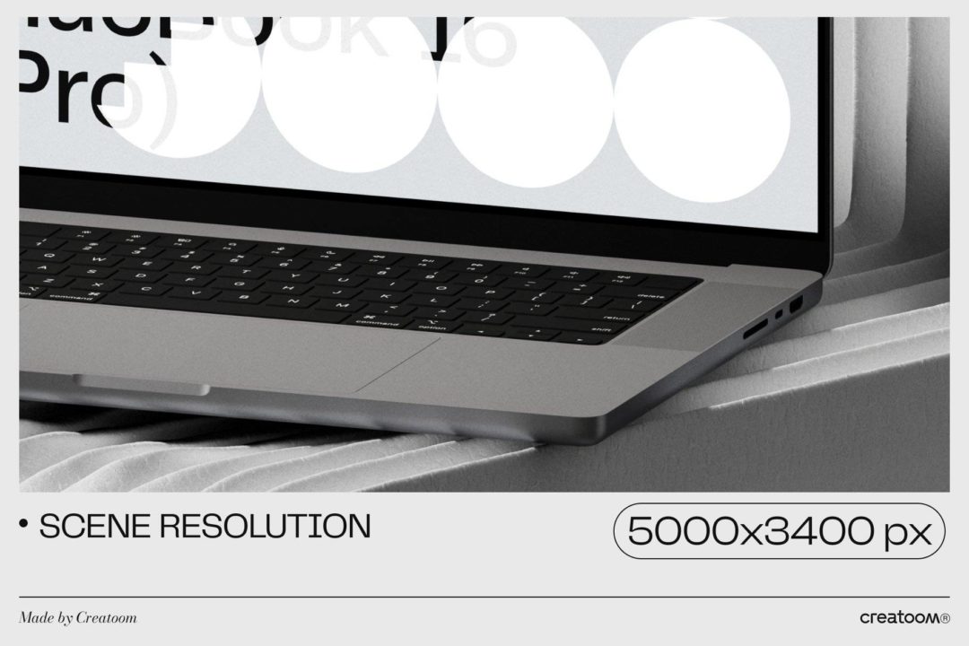 26款高级工业风苹果MacBook Pro 16笔记本电脑屏幕演示PSD样机模板 (26) MacBook Pro 16 mockups_img_1