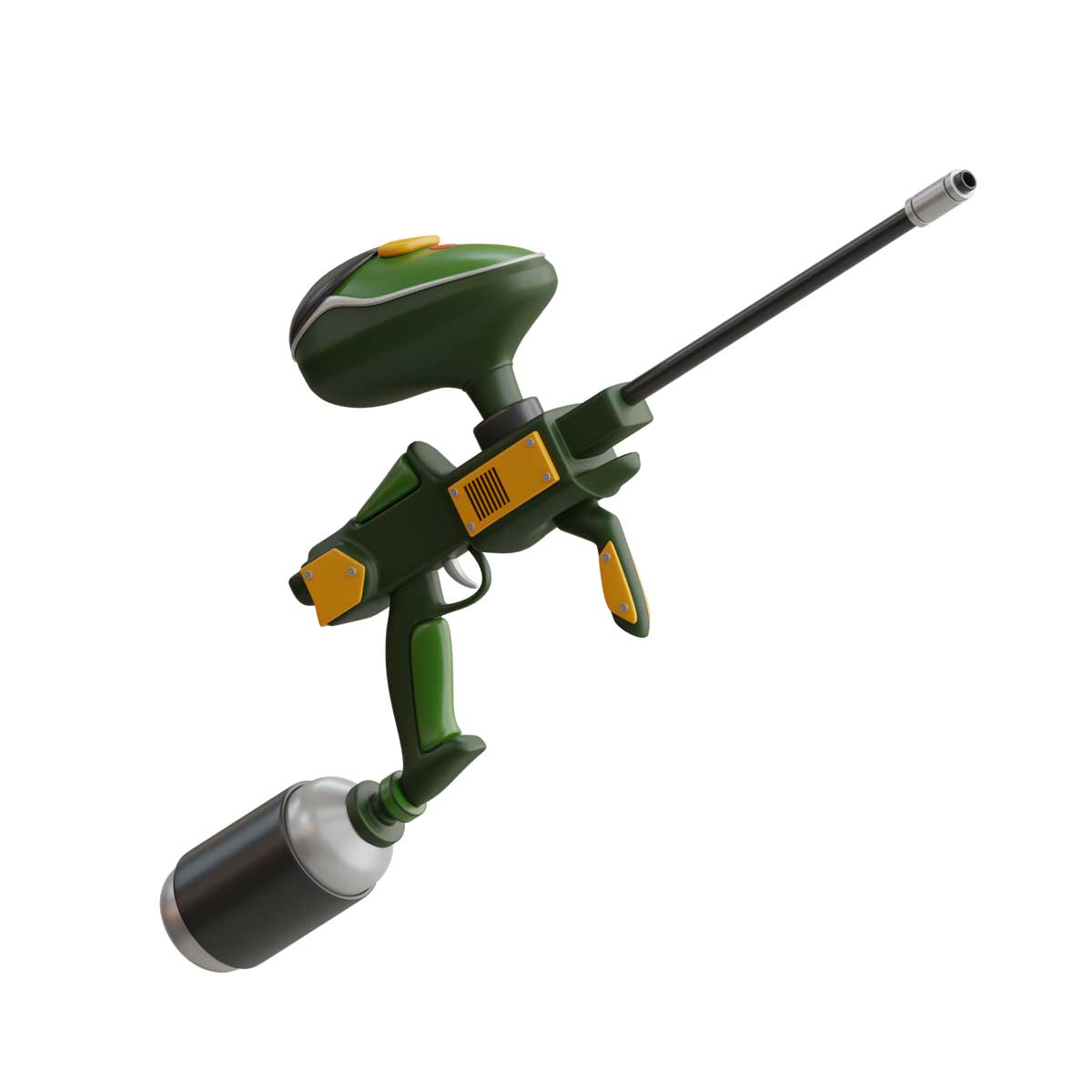 30款时尚CF枪击游戏主题3D图标Icons设计素材包 Paintball 3D Icon Pack_img_1