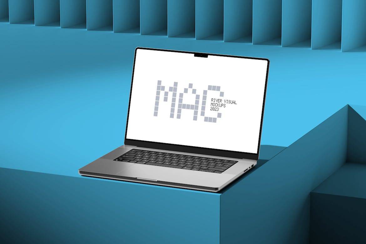 6款时尚苹果MacBook笔记本iPad平板iPhone14屏幕演示贴图PSD样机模板 Minimal Space Mockup_img_1