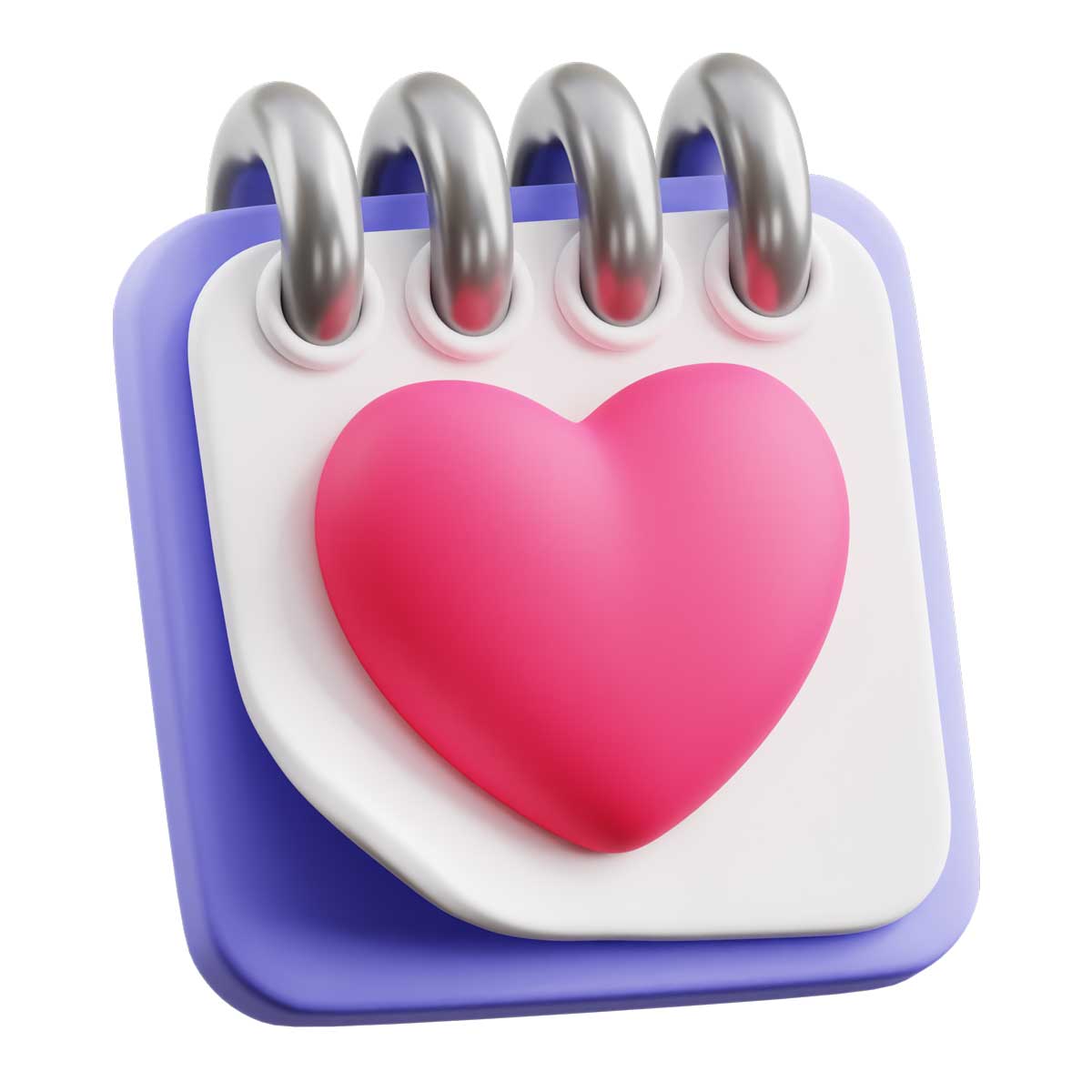 50款创意卡通有趣心形爱心插图3D图标Icons设计素材合集 Hearts 3D Icon Pack_img_1