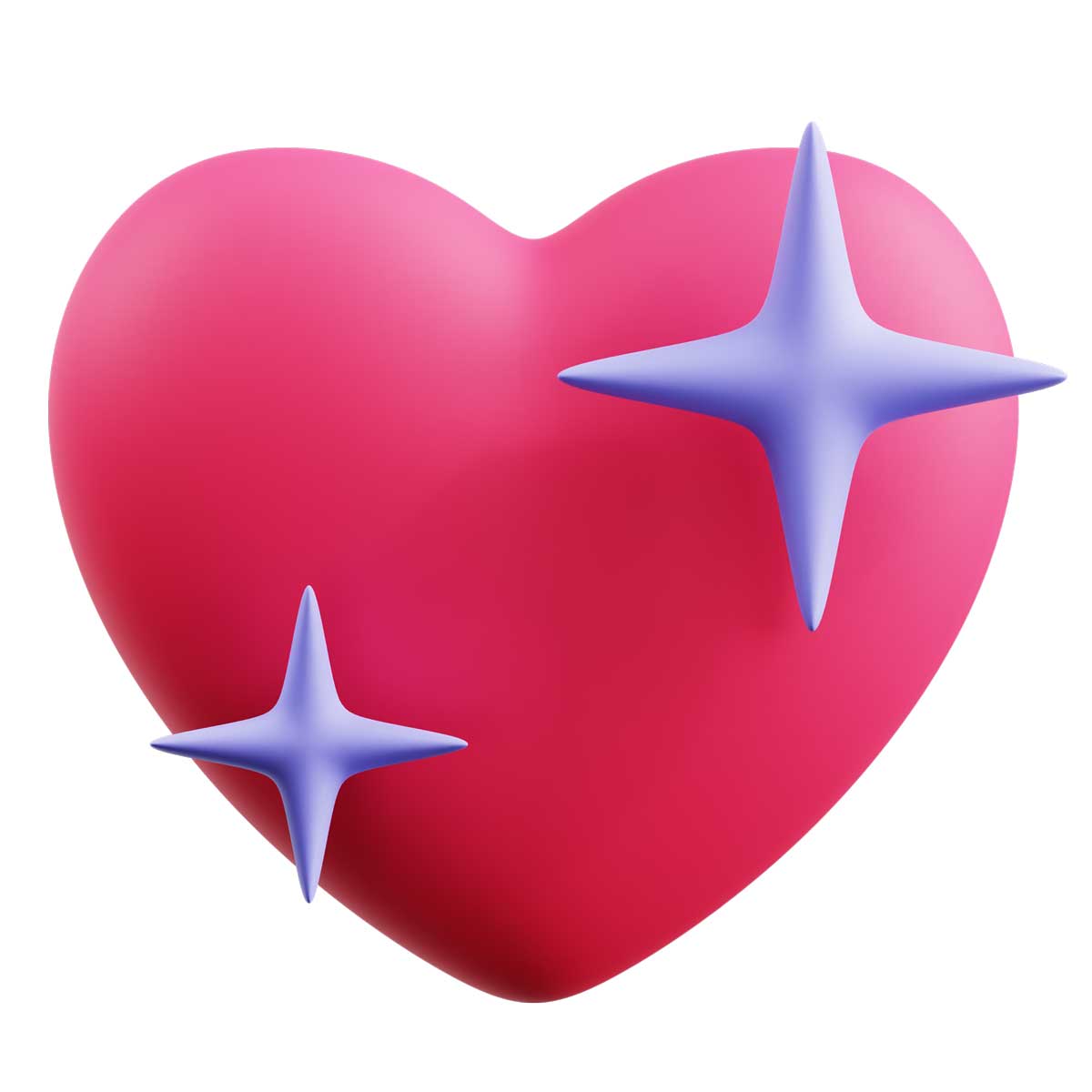 50款创意卡通有趣心形爱心插图3D图标Icons设计素材合集 Hearts 3D Icon Pack_img_1