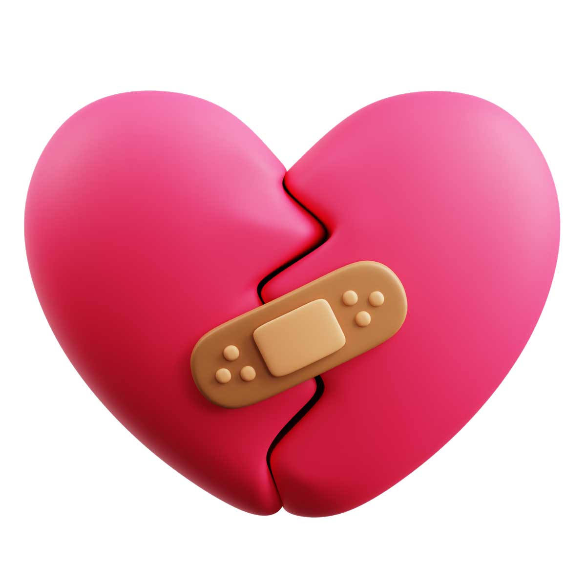 50款创意卡通有趣心形爱心插图3D图标Icons设计素材合集 Hearts 3D Icon Pack_img_1