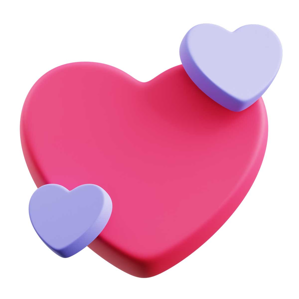 50款创意卡通有趣心形爱心插图3D图标Icons设计素材合集 Hearts 3D Icon Pack_img_1