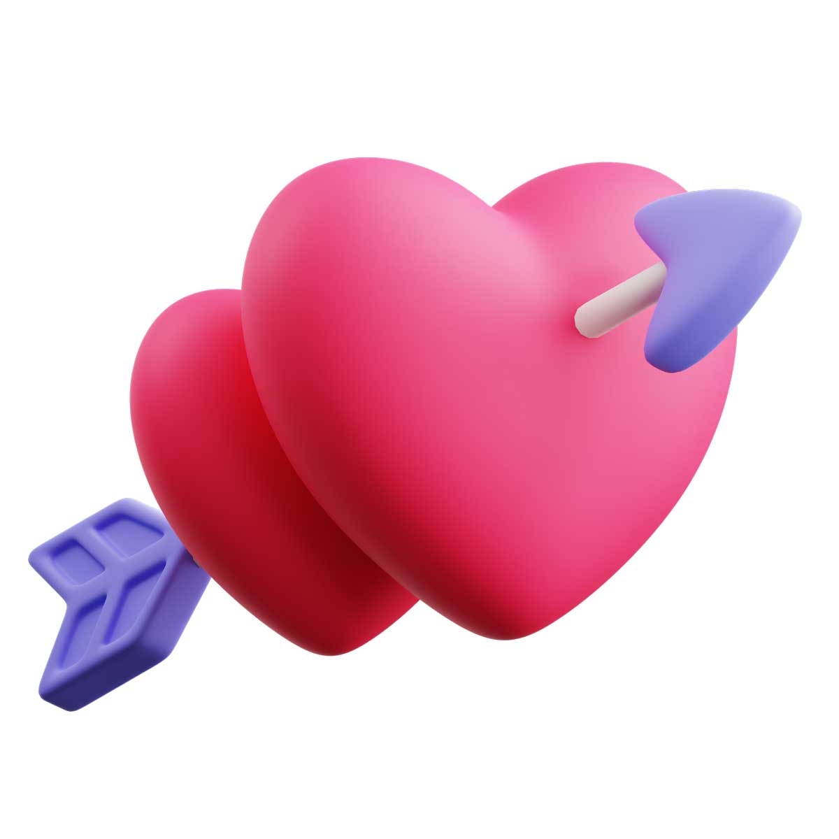 50款创意卡通有趣心形爱心插图3D图标Icons设计素材合集 Hearts 3D Icon Pack_img_1