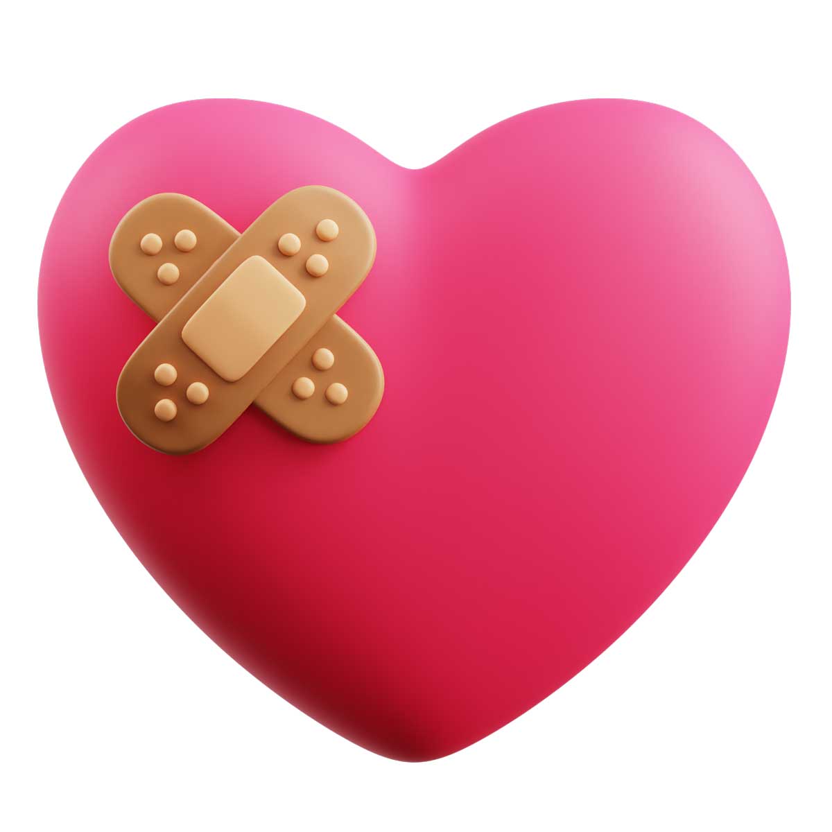 50款创意卡通有趣心形爱心插图3D图标Icons设计素材合集 Hearts 3D Icon Pack_img_1