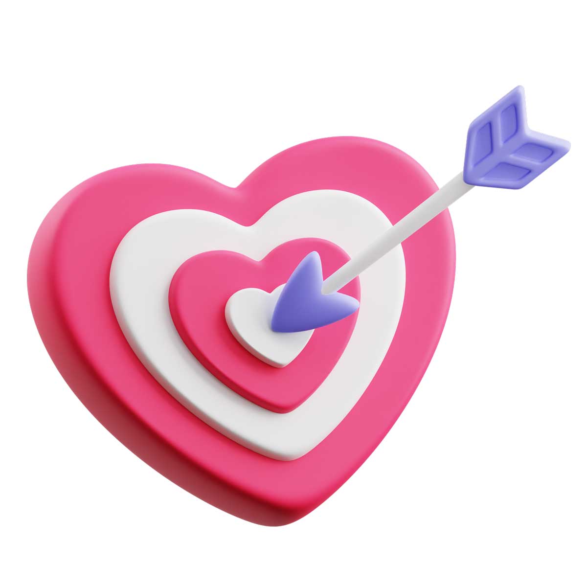 50款创意卡通有趣心形爱心插图3D图标Icons设计素材合集 Hearts 3D Icon Pack_img_1