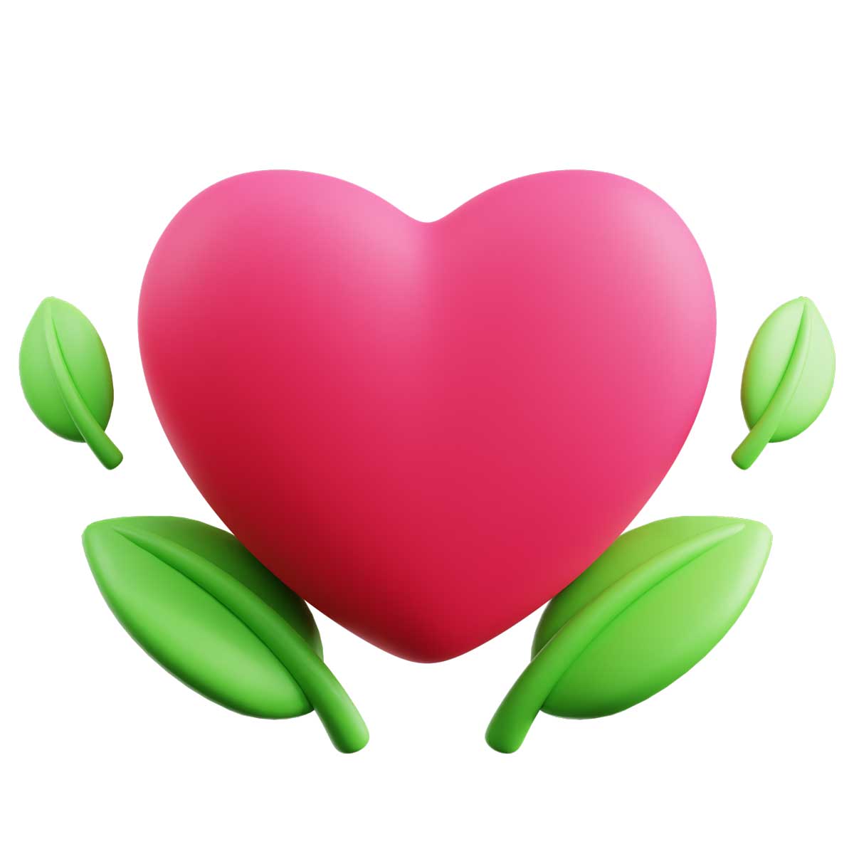 50款创意卡通有趣心形爱心插图3D图标Icons设计素材合集 Hearts 3D Icon Pack_img_1