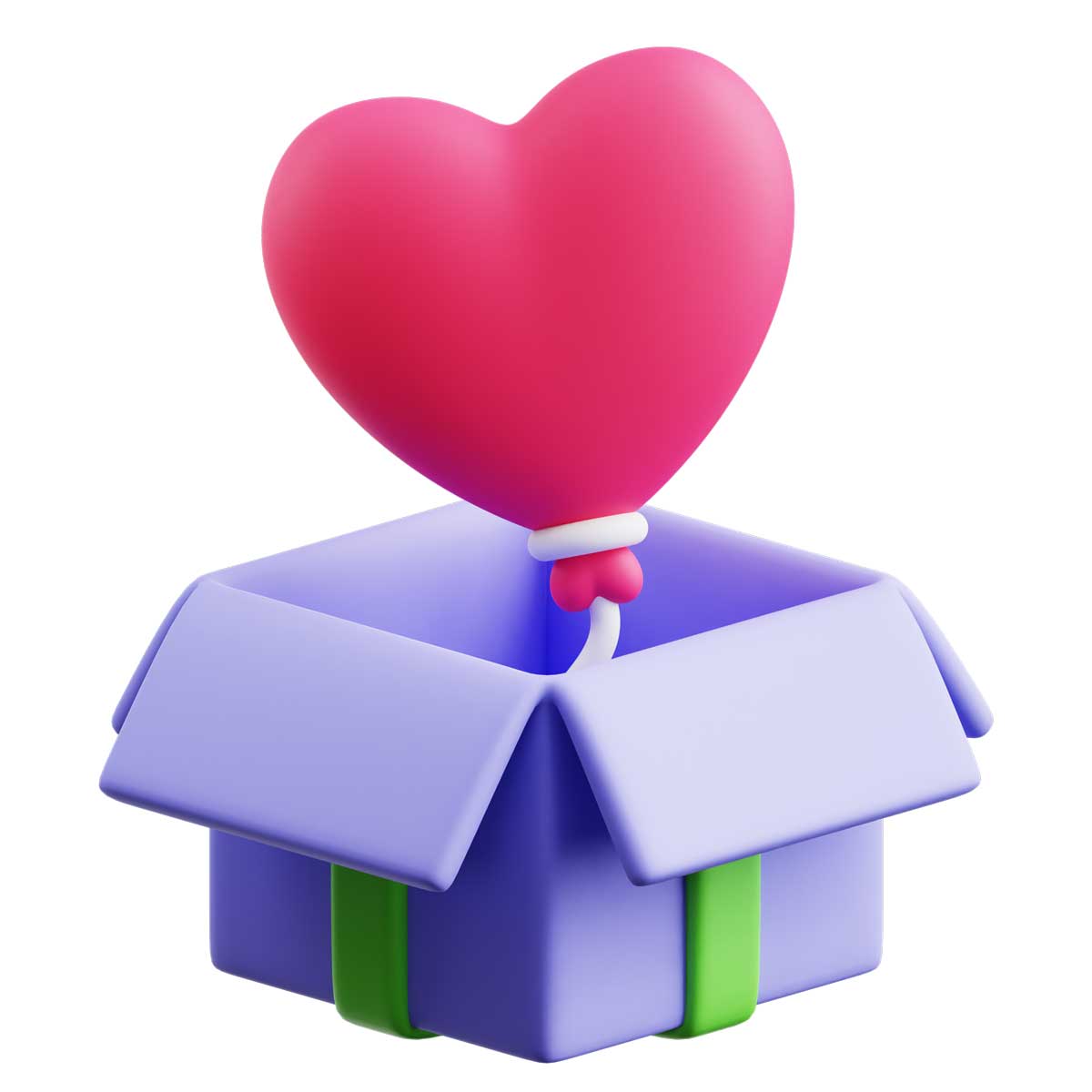 50款创意卡通有趣心形爱心插图3D图标Icons设计素材合集 Hearts 3D Icon Pack_img_1