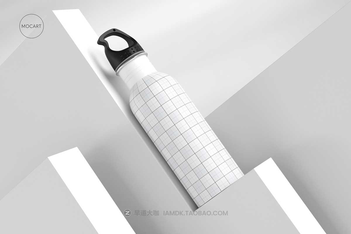 7款时尚骑行不锈钢保温水杯设计PS展示贴图样机模板合集 Stainless Steel Water Bottle Mockup Set 3_img_2