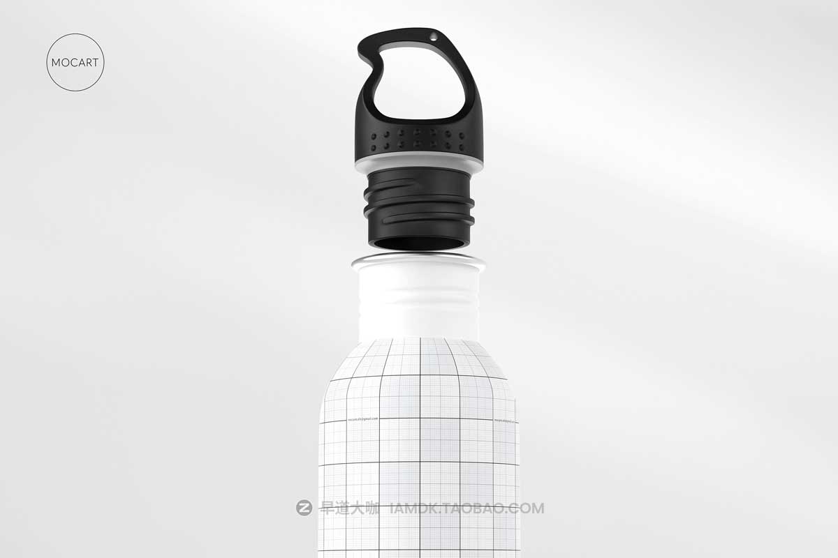 7款时尚骑行不锈钢保温水杯设计PS展示贴图样机模板合集 Stainless Steel Water Bottle Mockup Set 3_img_2