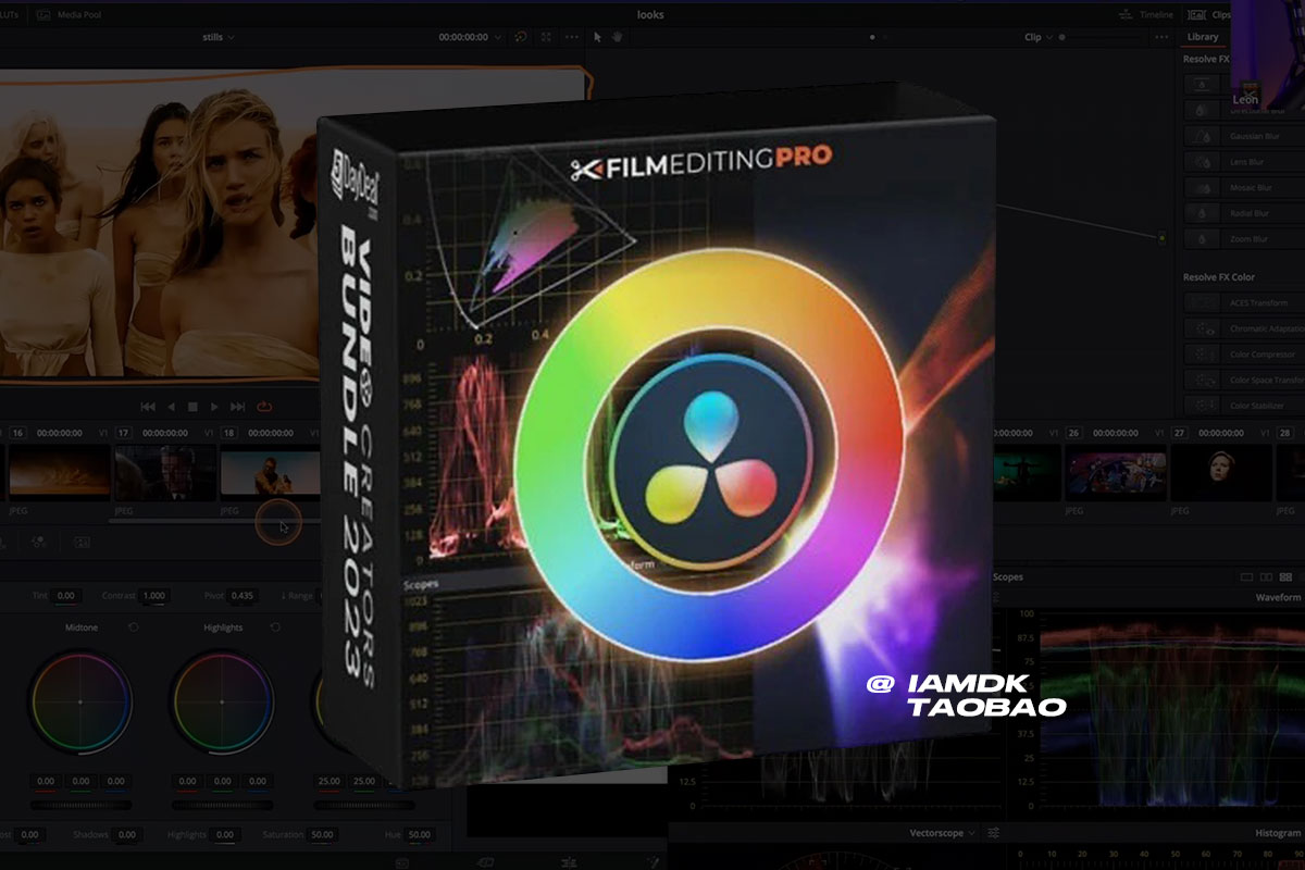 专业达芬奇节点视频调色色彩校正分级分析视频教程 Film Editing Pro – Color Grading 101 in DaVinci Resolve_img_1