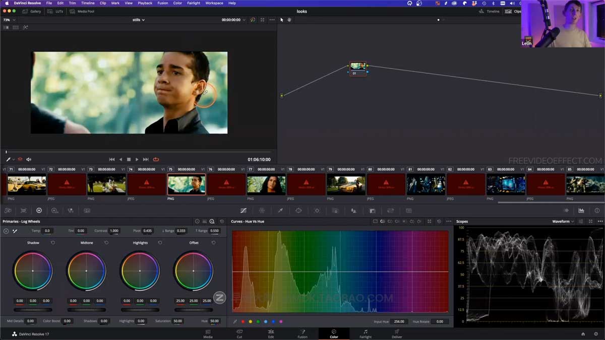 专业达芬奇节点视频调色色彩校正分级分析视频教程 Film Editing Pro – Color Grading 101 in DaVinci Resolve_img_1