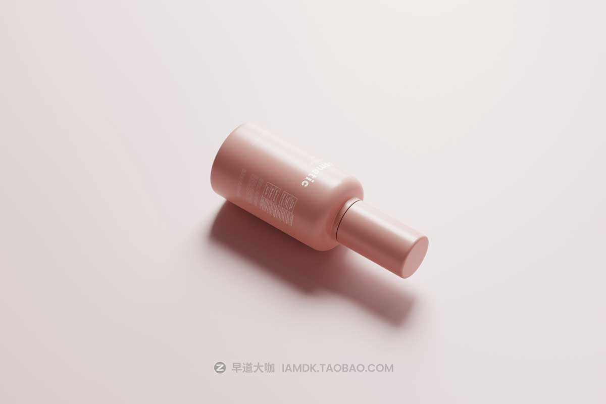 7款逼真优雅化妆品精华包装瓶外观设计PS展示贴图样机模板 Cosmetic Bottle Mockups_img_1