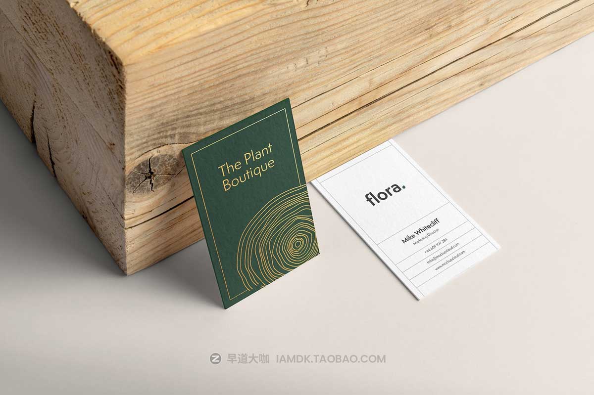 时尚优雅品牌LOGO设计名片信封展示贴图PSD样机模板素材 Flora Branding Mockup Vol. 2_img_1