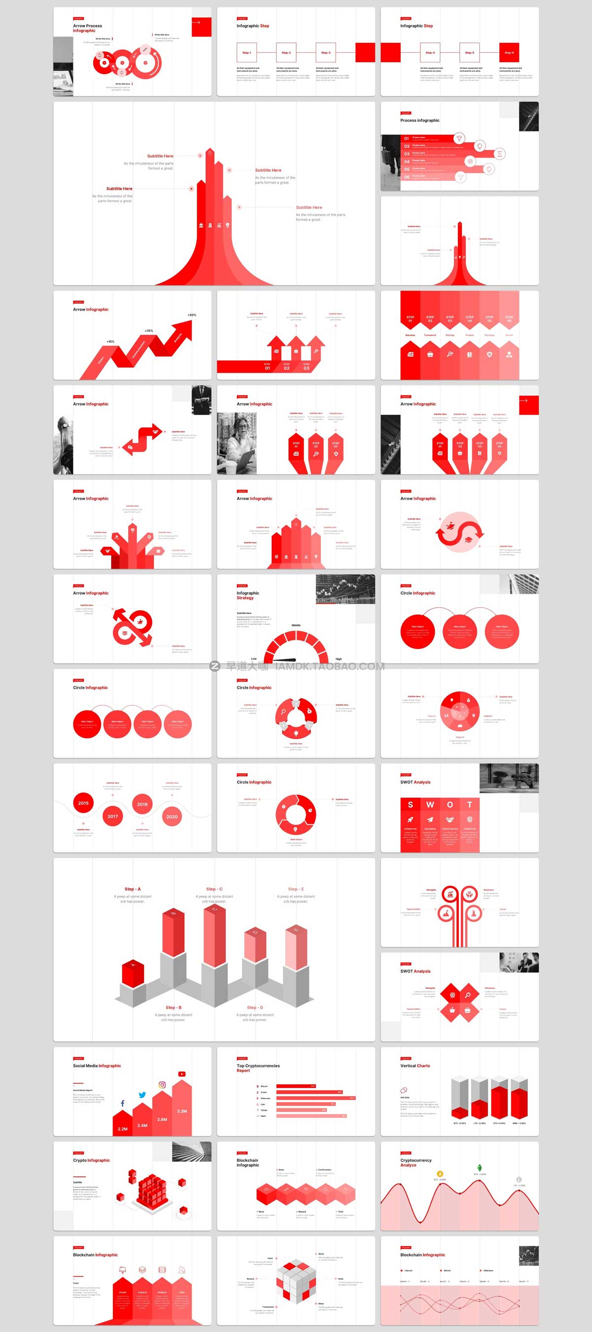 300页极简品牌营销公司介绍项目策划PPT+Keynote模板设计素材 Bazz Presentation Template - v2.0_img_1