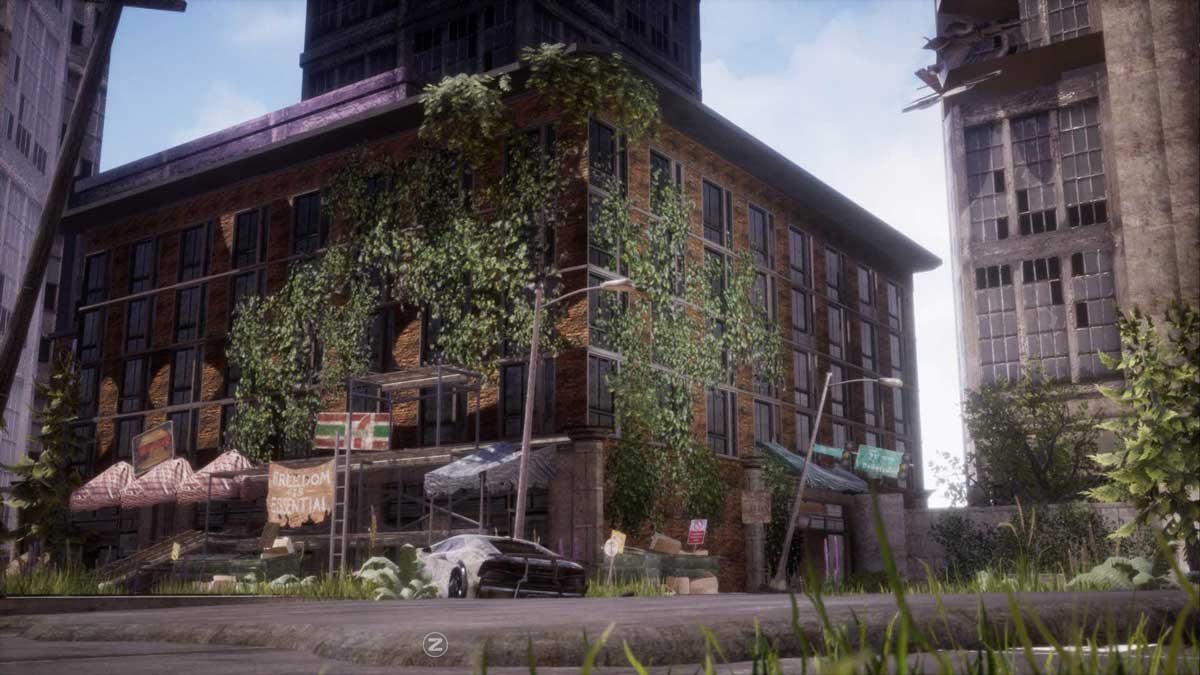 UE模型 废弃城市桥梁高楼街道设施3D模型设计素材 Post Apocalyptic World Pack_img_1