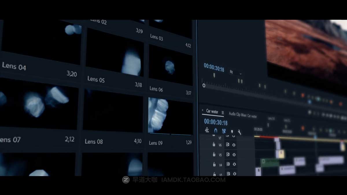 达芬奇模板 时尚镜头光晕光线过渡漏光效果转场过渡特效包  Light FX & Transitions for DaVinci Resolve_img_1