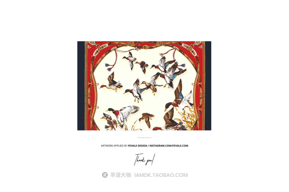 丝绸真丝围巾丝巾小方巾纸袋图案设计展示贴图PSD样机素材 Silk Scarf in Bag Mockup (74/FFv.9)_img_1