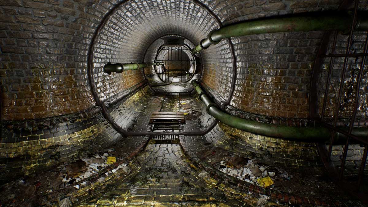 UE模型 废弃地下水道排水道隧道3D游戏场景素材 Abandoned Sewer_img_1