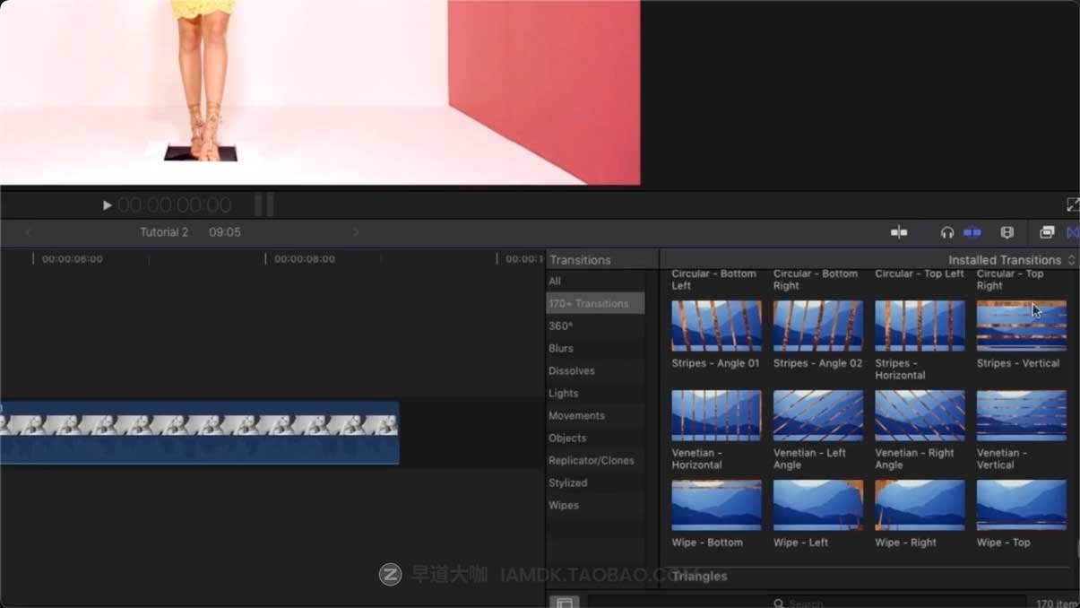 Fcpx插件 170+组创意视频海报图形遮罩切割视频转场预设 170+ Final Cut Pro X Transitions_img_1