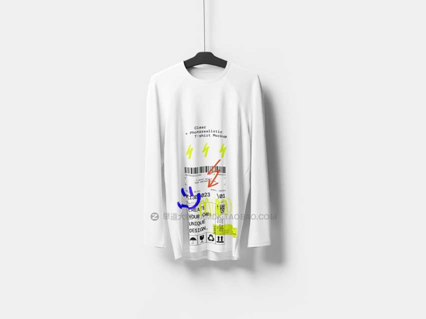 32款潮牌街头嘻哈服饰T恤半袖图案展示贴图样机PSD设计素材 T-Shirt Mockups_img_1