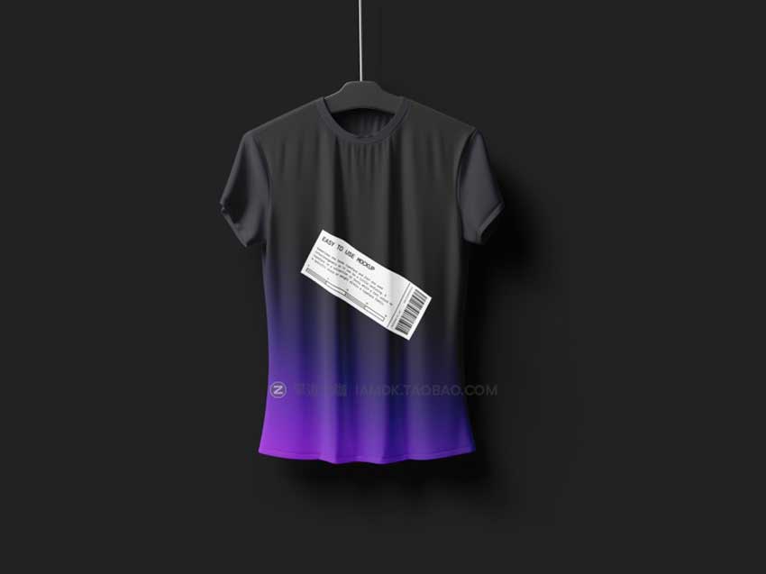 32款潮牌街头嘻哈服饰T恤半袖图案展示贴图样机PSD设计素材 T-Shirt Mockups_img_1