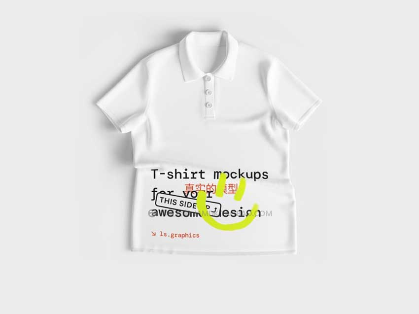 32款潮牌街头嘻哈服饰T恤半袖图案展示贴图样机PSD设计素材 T-Shirt Mockups_img_1