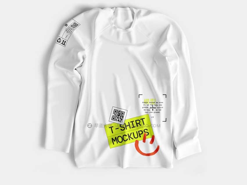 32款潮牌街头嘻哈服饰T恤半袖图案展示贴图样机PSD设计素材 T-Shirt Mockups_img_1