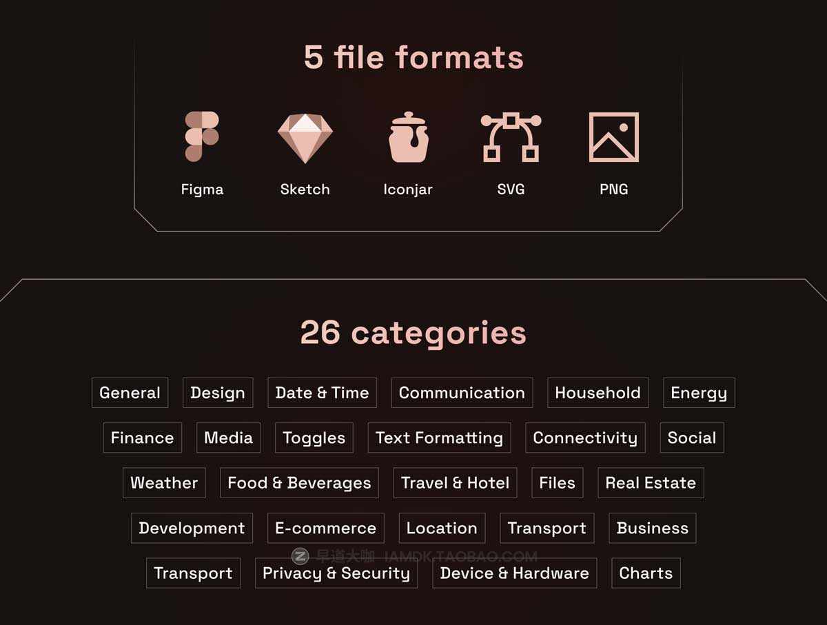 1200款高级网站APP界面设计矢量线条图标Icons设计素材合集 Iconix Sharp Line Icons_img_1