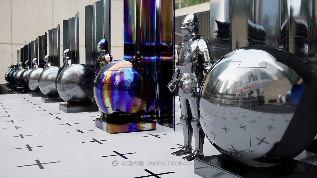 109组逼真金属钢铁铜砖瓦木纹理3D渲染贴图材质UE设计素材包 Unreal Engine Marketplace - Real Materials Complete (4.25 - 4.27, 5.0 - 5.1)_img_1