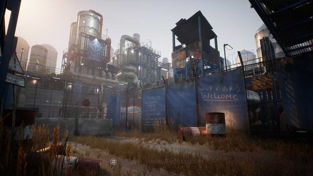 UE模型 后世界末日石油管道工业基地避难所场景3D模型设计素材 Unreal Engine Marketplace – Post-Apocalyptic Industrial Scene_img_1