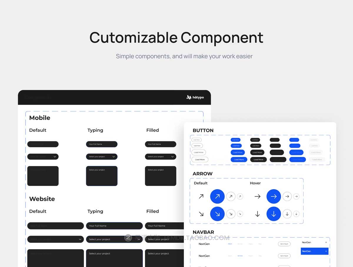 10+款高级数字网络营销企业网站设计Figma模板素材 Nextgen - Digital Marketing Website UI KIT_img_1