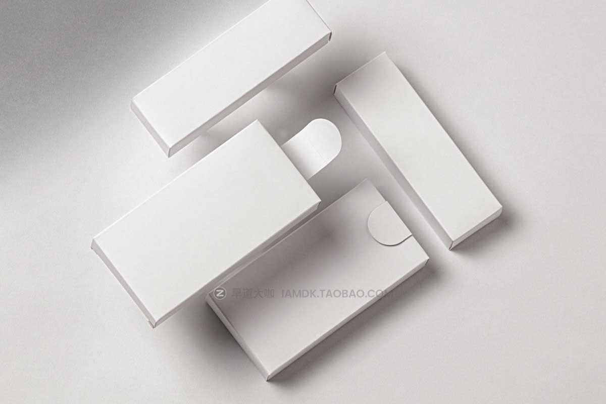 时尚产品礼品包装纸盒设计展示效果图PSD样机模板合集 Boxes Branding Psd Mockup Set_img_2