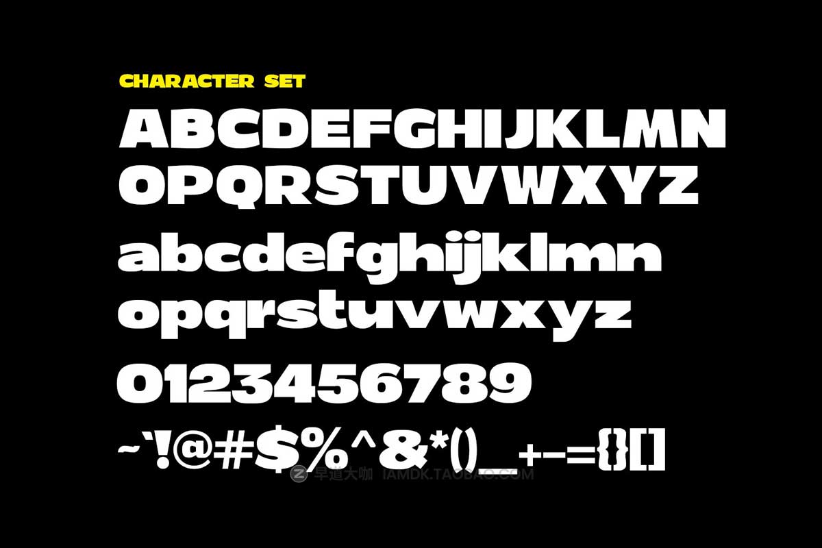 90年代复古怪诞海报标题Logo设计粗体英文字体安装包 Dooky Sans Serif Display Bold Font_img_2